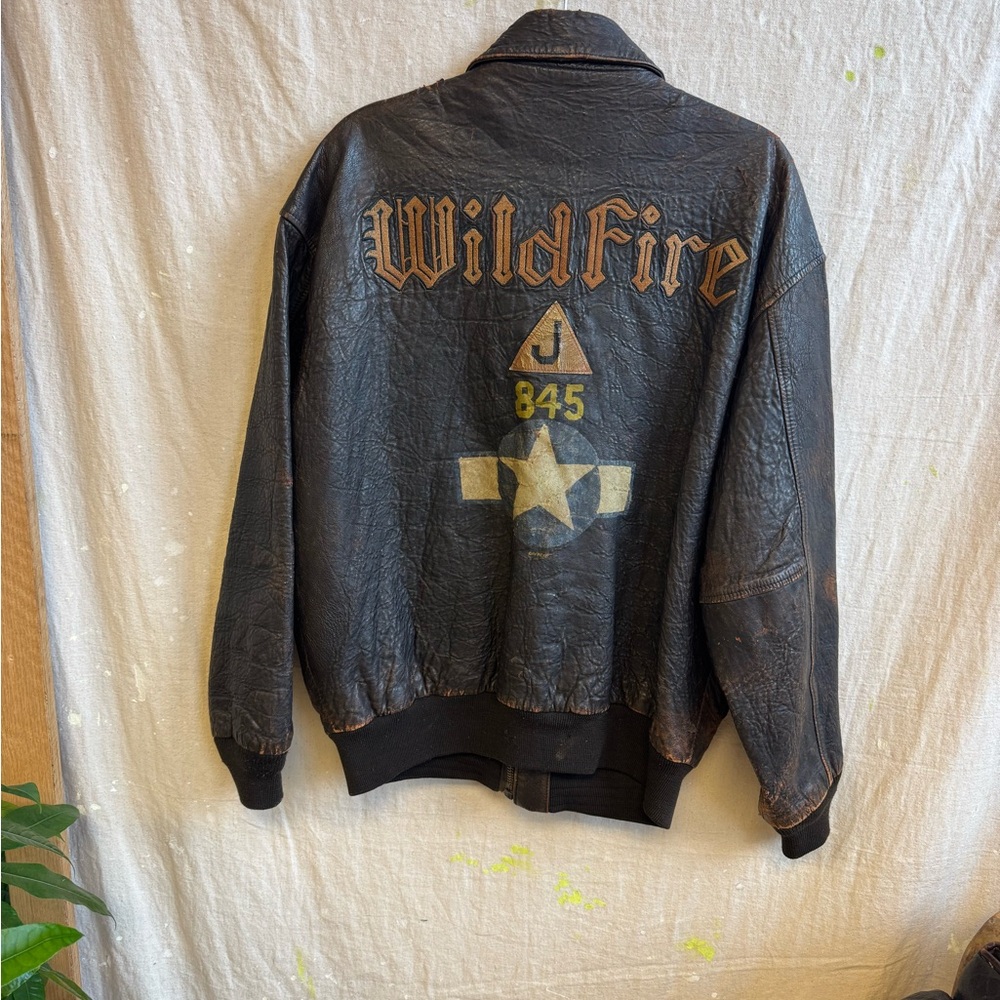 Avirex Brown Leather A-2 Jacket